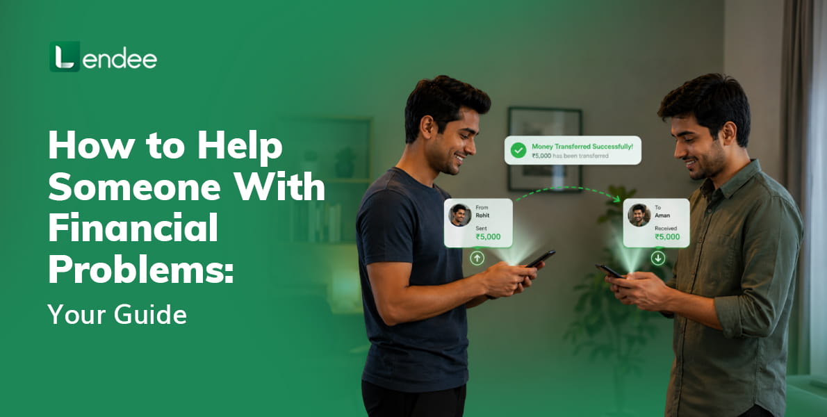 how to help someone with financial problems